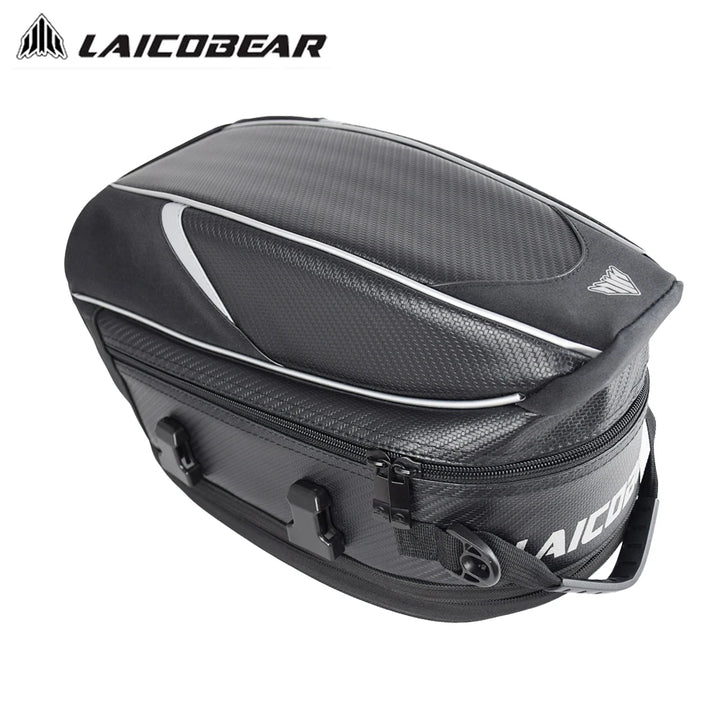 Bolsa de asiento trasero para motocicleta, impermeable, de gran capacidad, Universal, para equipaje de viaje, sillín