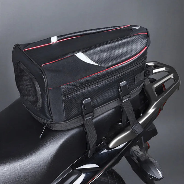Bolsa de asiento trasero para motocicleta, impermeable, de gran capacidad, Universal, para equipaje de viaje, sillín