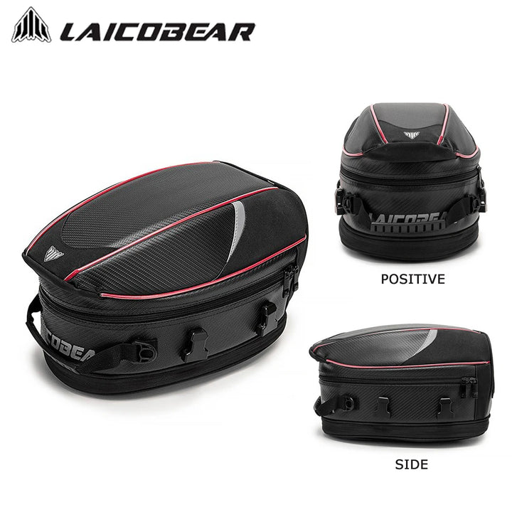 Bolsa de asiento trasero para motocicleta, impermeable, de gran capacidad, Universal, para equipaje de viaje, sillín